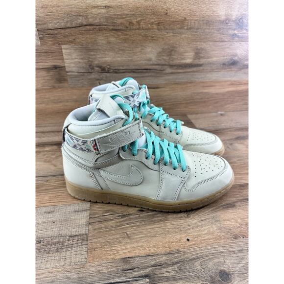 Air Jordan 1 Retro Hi Strap 'N7' Sneaker AR4410-207 MENS SIZE 8.5 - Picture 1 of 10